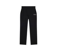 Pantaloni regular fit con fondo dritto con piccoli spacchi