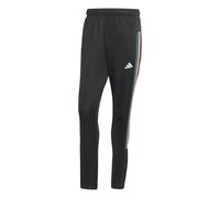 adidas Homme Workout Essentials all-Set 3-Stripes Knit Pant, Black/Team Dark Green/White/Better Scarlet, XXL