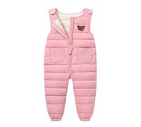 Pantaloni Sci Bambina Pantaloni Snowboarding Inverno Lunghi Pantalone Da Neve Antivento Impermeabile E Traspirante Salopette Da Sci Con Imbottitura Spessa Apertura Con Cerniera Caldo Snowsuit