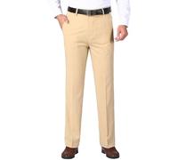 Pantaloni Slim Fit Chino per gli Uomini Pantaloni Classico Primavera/Estate Uomo d'affari Costume Stretch Conico, cachi., 38