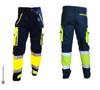 Pantaloni Soccorritore Unisex Bicolor Giallo Blu Protezione Civile NSD.PC-AEOP