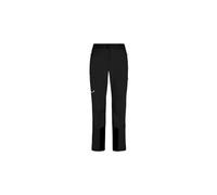 Pantaloni softshell salewa sella da donna nero