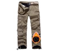 Pantaloni Softshell Uomo Pantaloni Tattici all'aperto Pantaloni da Combattimento Pantaloni Cargo da Lavoro con Tasche Multiple