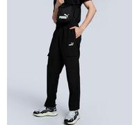 Pantaloni sportivi, cargo, in tessuto, Essentials Nero M Tinta unita