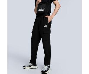 Pantaloni sportivi, cargo, in tessuto, Essentials Nero M Tinta unita