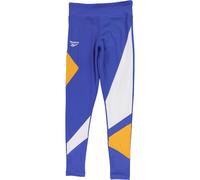 Pantaloni Sportivi Compressione Colorblock Reebok Da Donna, Blu, Piccolo