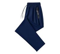 Pantaloni sportivi da donna a gamba larga larghi alti con cerniera aperta sul fondo joggers attivi accoglienti vestibilità ampia gamba dritta pantaloni da pista a gamba aperta con tasche gambe larghe