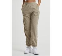 Pantaloni sportivi da donna in velluto Urban Classics Jacquard Beige 3XL