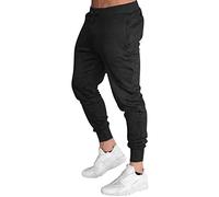 Pantaloni sportivi da uomo con polsini stretti pantaloni casual slim fit tinta unita versatile pantaloni tuta jogger vita elasticizzata corsa allenamento pantaloni fitness per esterni pantaloni in