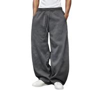 Pantaloni sportivi da uomo, pantaloni da jogging Y2k, pantaloni da bodybuilding, gamba larga, elasticizzati, in vita per il tempo libero, lunghi con tasche, pantaloni sportivi, #13, M