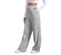 Pantaloni Sportivi Donna in Cotone da Jogging a Gamba Larga Casual Lunghi Imbottiti Felpa Comodi Dritti Pants Jogger Sweatpants Invernali Yoga