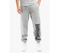 Lonsdale Pantaloni da jogging da uomo, con logo grande, design sportivo, Marl Grey, 5XL, grigio., XXXXXL