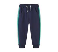 Pantaloni Sportivi per Ragazzi Dritti Gamba Dritta Elasticizzati da Jogger in Pile Lunghi, delicati sulla Pelle Bambini e Tuta