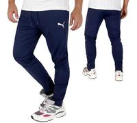 Pantaloni Sportivi Puma Uomo Calcio Jogging Blu Navy