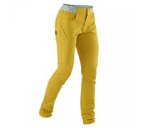 Pantaloni Sportivi Wo Nona Cotone Biologico Leggeri Vita Elastica Orlo Regolabile Giallo Curry Taglia M