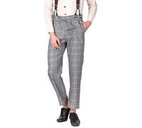 Pantaloni Steampunk Gotico Vittoriano Cosplay Costume Architetto Pantaloni Uomo