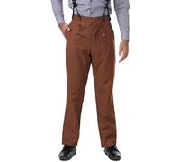 Pantaloni Steampunk Gotico Vittoriano Cosplay Costume Architetto Pantaloni Uomo