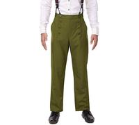 Pantaloni Steampunk Gotico Vittoriano Cosplay Costume Architetto Pantaloni Uomo