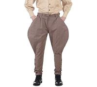 Pantaloni Steampunk Vittoriano Cosplay Costume Uomo Jodhpur Pantaloni