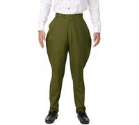 Pantaloni Steampunk Vittoriano Cosplay Costume Uomo Jodhpur Pantaloni