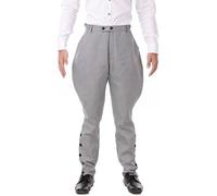 Pantaloni Steampunk Vittoriano Cosplay Costume Uomo Jodhpur Pantaloni