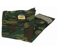 Pantaloni tasconi militare vegetato mimetico cotone foderato tipo cargo Caccia