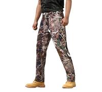 Pantaloni tattici da uomo, impermeabili, cargo elasticizzati, comodi | Pantaloni termici invernali da trekking, per attività all'aria aperta, taglie grandi, pantaloni da lavoro, pantaloni dritti