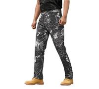 Pantaloni tattici da uomo, impermeabili, cargo elasticizzati, comodi | Pantaloni termici invernali da trekking, per attività all'aria aperta, taglie grandi, pantaloni da lavoro, pantaloni dritti