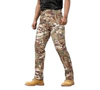 Pantaloni tattici da uomo, impermeabili, cargo elasticizzati, comodi | Pantaloni termici invernali da trekking, per attività all'aria aperta, taglie grandi, pantaloni da lavoro, pantaloni dritti