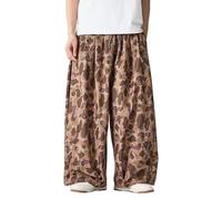Pantaloni Tecnici da Sci Uomo Pantaloni Baggy Coste Internamente Sportivo Softshell Holiday Scacchi Apertura al America Stile Americani Tutti Correre Borchie Gangster Alpino Tailandesi