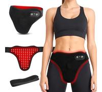 Pantaloni terapia della luce rossa da donna, 3 modalità con timer, terapia con luce infrarossa per alleviare il dolore crampi, 850 nm e 850 nm sotto i fianchi