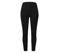 Pantaloni termici da donna foderati - collant da donna opachi leggings invernali lunghi stretch pantaloni termici leggings termici caldi pantaloni da yoga invernali, Nero , M