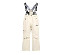 Pantaloni Termici Regolabili con Ginocchiere per Bambini Ideali per Sci e attività Invernali (Beige, 5-6Years)
