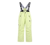 Pantaloni Termici Regolabili con Ginocchiere per Bambini Ideali per Sci e attività Invernali (Light Green, 10-11Years)