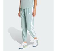 Pantaloni Train Essentials 3-Stripes Woven Wonder Sage / White L