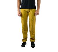 Pantaloni Trekking Uomo Ecologico - Pantaloni Arrampicata e Escursionismo Elasticizzati e Resistenti - Ginocchia Rinforzate e Orli Regolabili - Turia Eco (IT, Testo, XS, Regular, Regular, Aliso)