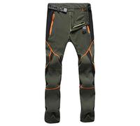 Pantaloni Trekking Uomo Esterno Asciugatura Veloce Impermeabili Lavoro Traspiranti Convertibile Pantaloncini Softshell Pantaloni da Arrampicata Pantaloni Leggero da Montagna Caccia
