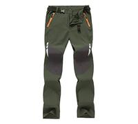 Pantaloni Trekking Uomo Esterno Estivi Leggero Casual Impermeabile Pantaloni da Montagna Caccia Sottili Traspirante Asciugatura Ripida Softshell Funzionali Lavoro Larghi Outdoor