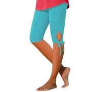 Pantaloni Tuta Donna Capri Curvy Leggins Fitness 3/4 Push Up Vita Alta Corti Pantaloncini Palestra Sportivi Leggins Offerta Leggeri Pantaloni al Ginocchio Estivi Pantalone Yoga Allenamento