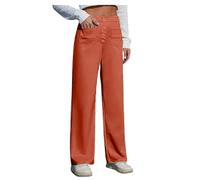 Pantaloni Tuta Donna Comodi da Jogging a Gamba Larga Sportivi Pantalone della Felpati Vita Alta Yoga Trekking con Tasche Jogger Sweatpants Streetwear