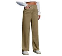 Pantaloni Tuta Donna Comodi da Jogging a Gamba Larga Sportivi Pantalone della Felpati Vita Alta Yoga Trekking con Tasche Jogger Sweatpants Streetwear