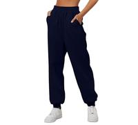Pantaloni Tuta Donna Felpati da in Cotone Casual Lunghi Pantalone Jogging Vita Alta Pants Jogger Sweatpants Invernali Streetwear