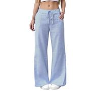 Pantaloni Tuta Donna Felpati della in Cotone da larghi per rilassarsi Dritti jogging atletici Allenamento Fitness Palestra