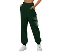 Pantaloni Tuta Donna Per Camminare Pantaloni Larghi Vita Alta Sportivi Fitness Pantalone Della Tuta Harem Casual Leggeri Joggers Y2k Pants Lunghi Cotone Autunnali Per Jogging Fitness Sport Yoga