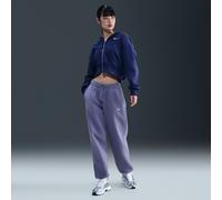 Pantaloni tuta oversize a vita alta Nike Phoenix Fleece - Donna - Blu XL (IT 52-54)