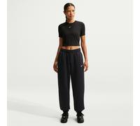 Pantaloni tuta oversize a vita alta Nike Phoenix Fleece - Donna - Nero XL (IT 52-54)