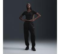 Pantaloni tuta oversize a vita alta Nike Sportswear Phoenix Fleece - Donna - Nero L (IT 48-50)