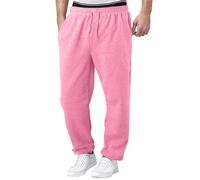 Pantaloni Tuta Oversize Uomo Jeans Pelle Economici Hippie per Softshell Extra Principe Ampi Tempo Imbottito Scontati Schizzi Ginocchia Cos Volley Contrasto Poule Accorciabili