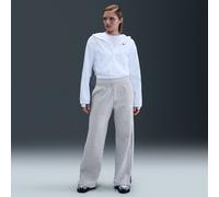 Pantaloni tuta palazzo a vita alta Nike Phoenix Fleece - Donna - Grigio L (IT 48-50)