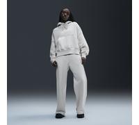 Pantaloni tuta palazzo a vita alta Nike Phoenix Fleece - Donna - Marrone L (IT 48-50)